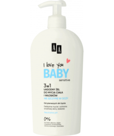 OCEANIC AA I Love You Baby 3in1 Gentle Body and Hair Wash Gel 400 ml