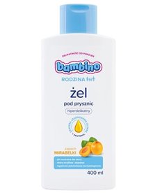 NIVEA Bambino Rodzina  Żel pod Prysznic Zapach Mirabelki 400ml