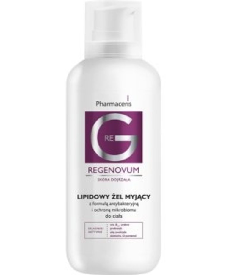 PHARMACERIS G Regenovum Lipidowy Żel Myjący do Ciała Ochrona Mikrobiomu 400 ml