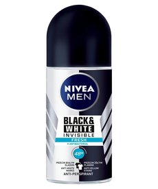 NIVEA MEN  Black & White Invisible Fresh Antiperspirant for Men 50 ml