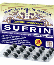 LABORATOIRE DU DR. J. LEFEVRE-FRANCE SUFRIN Diet Supplement with Bio-Sulfur 60 caps