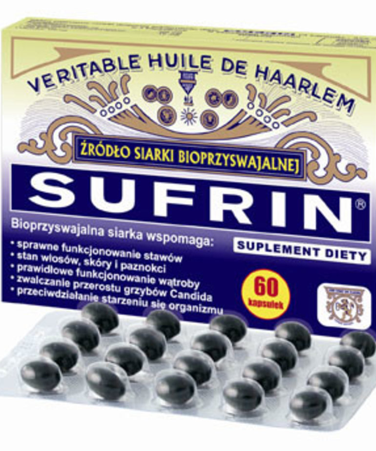 LABORATOIRE DU DR. J. LEFEVRE-FRANCE SUFRIN Diet Supplement with Bio-Sulfur 60 caps