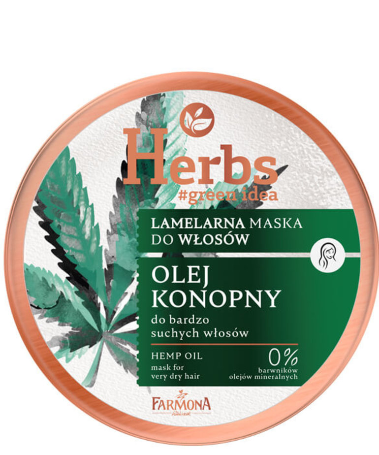 FARMONA Herbs Lamellar Mask with Hemp Oil for Very Dry Hair 250ml