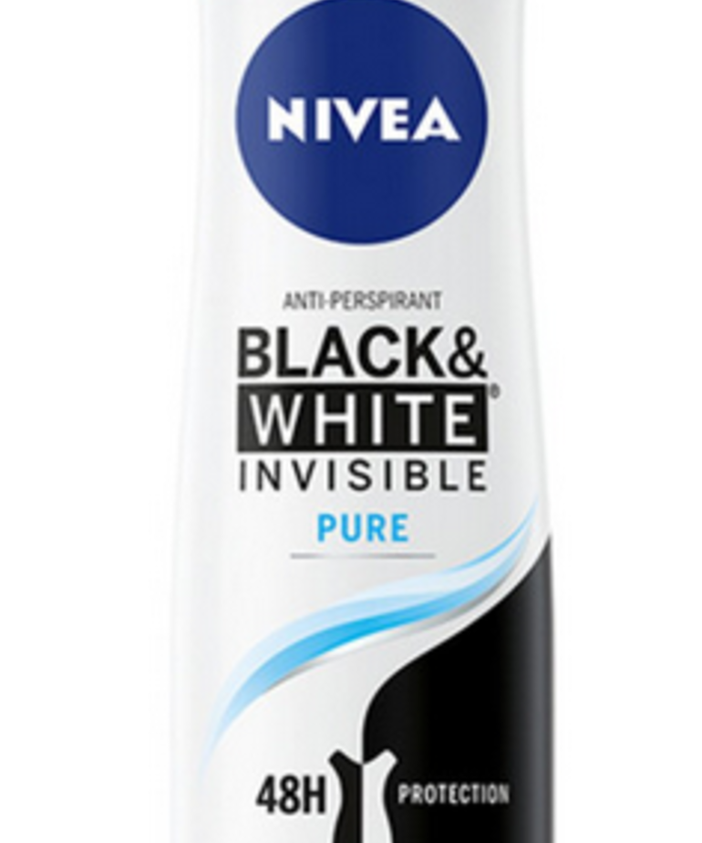 NIVEA Antyperspirant dla Kobiet Black&White Pure 150ml