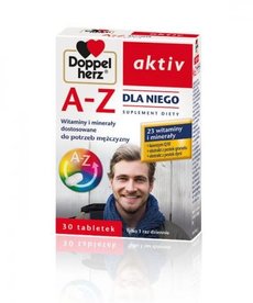 DOPPEL HERZ AKTIV A-Z for Him Vitamins and Minerals for Men 30 tablets