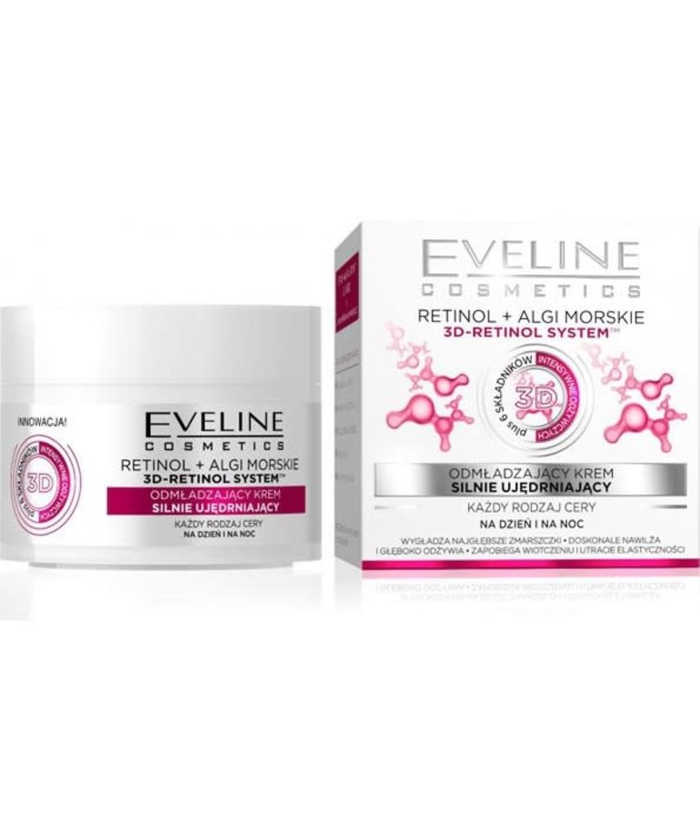 EVELINE Retinol + Algi Morskie Intensywnie Ujędrniający Krem Dzień/ Noc 50ml