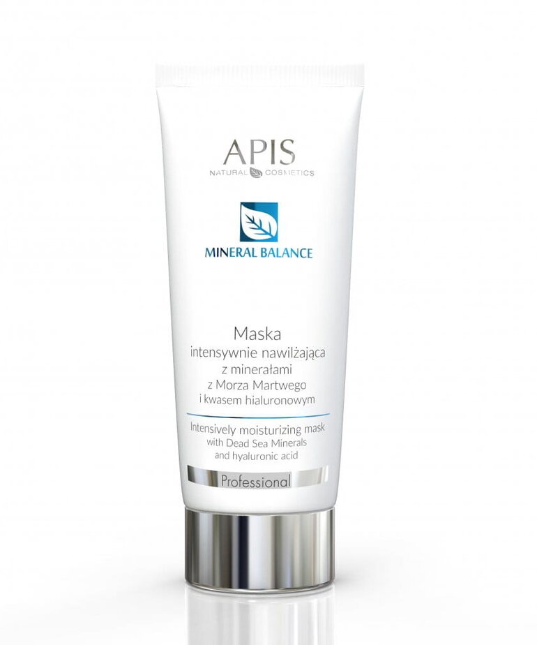 APIS APIS Maseczka Nawilżająca Do Twarzy Minerały i Kwas Hialuronowy 100ml
