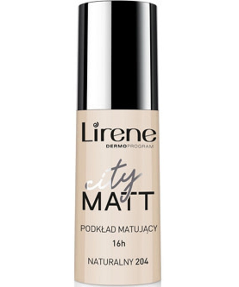 LIRENE LIRENE City Matt Fluid Matująco-Wygładzający 204 Naturalny 30ml