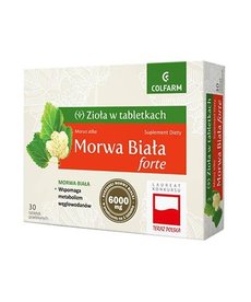 COLFARM Morwa Biała Forte 30 tabletek