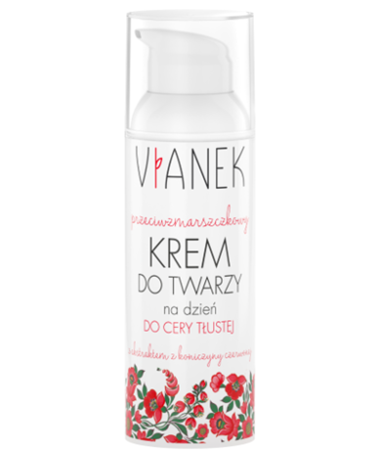 SYLVECO Vianek Przeciwzmarszczkowy Krem Na Dzień Cera Tłusta 50ml