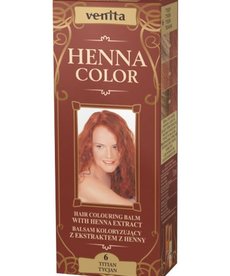 VENITA Henna Color Balsam Koloryzujący z Ekstraktem z Henny 6 Tycjan 75ml