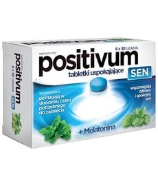 AFLOFARM Positivum Sen Calming Tablets + Melatonin 180 tablets