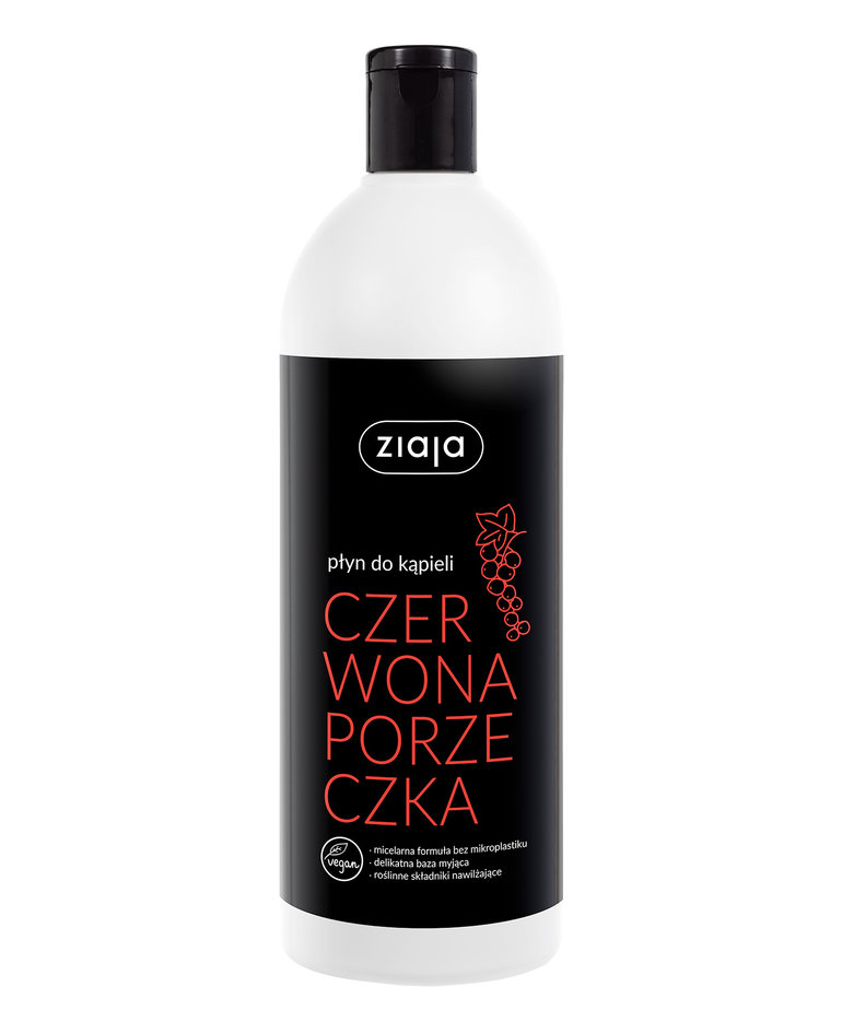ZIAJA Płyn Do Kąpieli Czerwona Porzeczka 500ml
