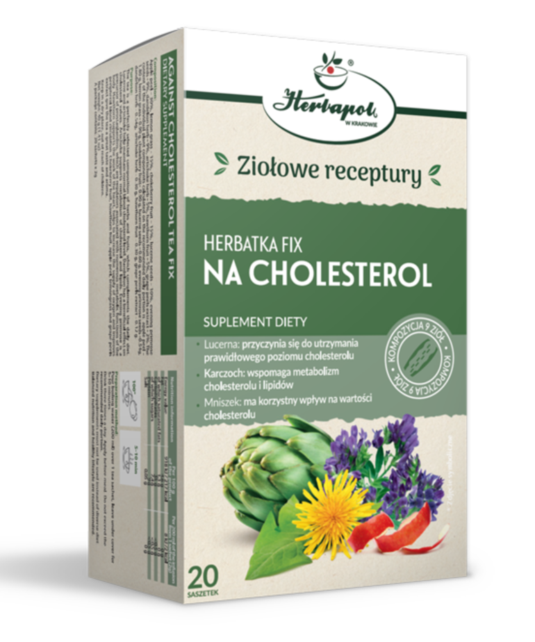 HERBAPOL Herbatka Fix Na Cholesterol 20 saszetek