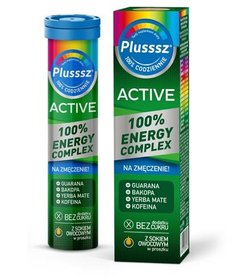 PLUSSSZ Active 100% Energy Complex For Fatigue 20 tablets