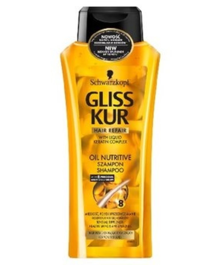 Gliss Kur Oil Shampoo for Dry and Damaged Hair 400ml - www.mypewex.com