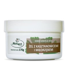 HERBAPOL Żel z Kasztanowcem i Miłorzębem 170g