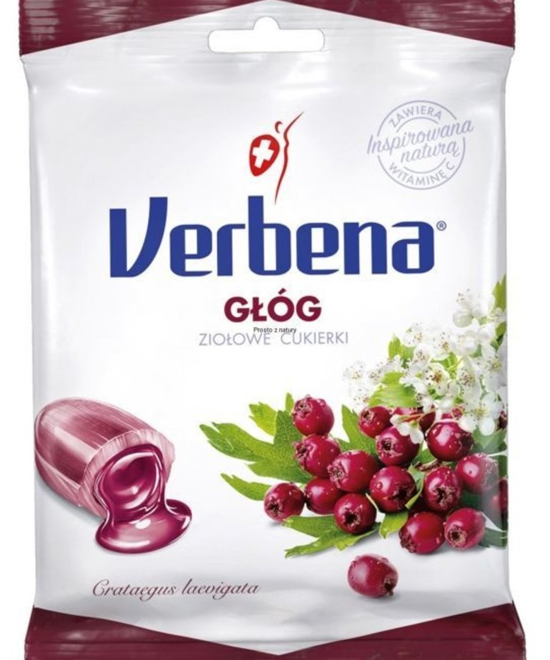VERBENA Ziołowe Cukierki Glóg 60g