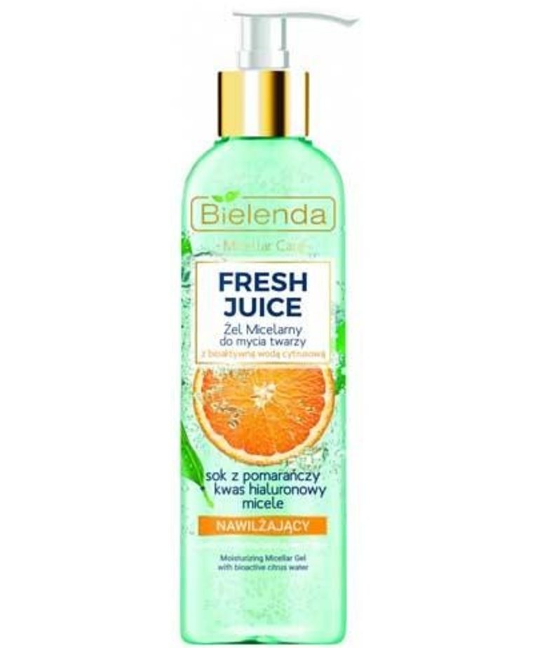 BIELENDA Fresh Juice Micellar Gel for Face Cleansing Moisturizing 190g