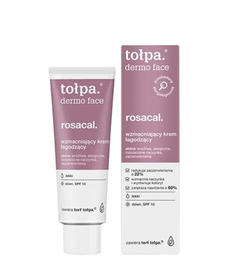 TOLPA TOŁPA Rosacal Strengthening Light Soothing Cream SPF10 For Day 40 ml