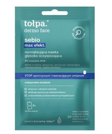 TOLPA TOŁPA Sebio Max Effect Normalizing Deep Cleansing Mask 2x6 ml