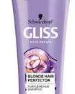 SCHWARZKOPF Gliss Hair Repair Violet Shampoo Blond Hair Protector 250ml