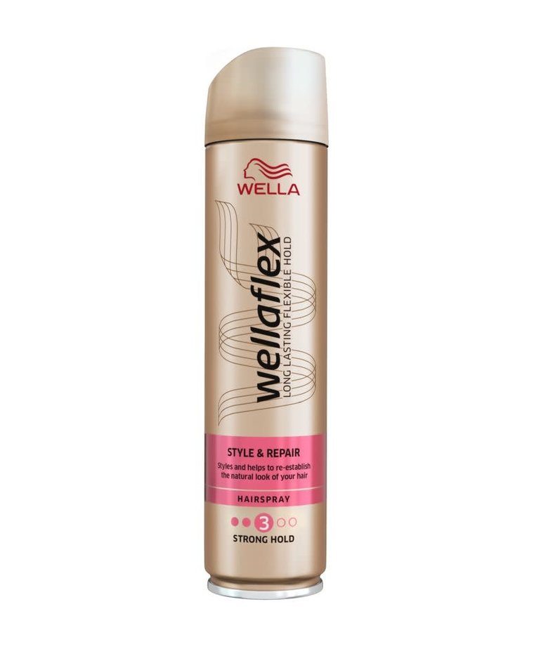 WELLA Wellaflex Style & Repair Strong Hold Lakier do Włosów 250ml