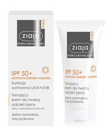 ZIAJA ZIAJA MED Tonujący Krem Do Twarzy SPF 50+ Odcien Jasny  50ml