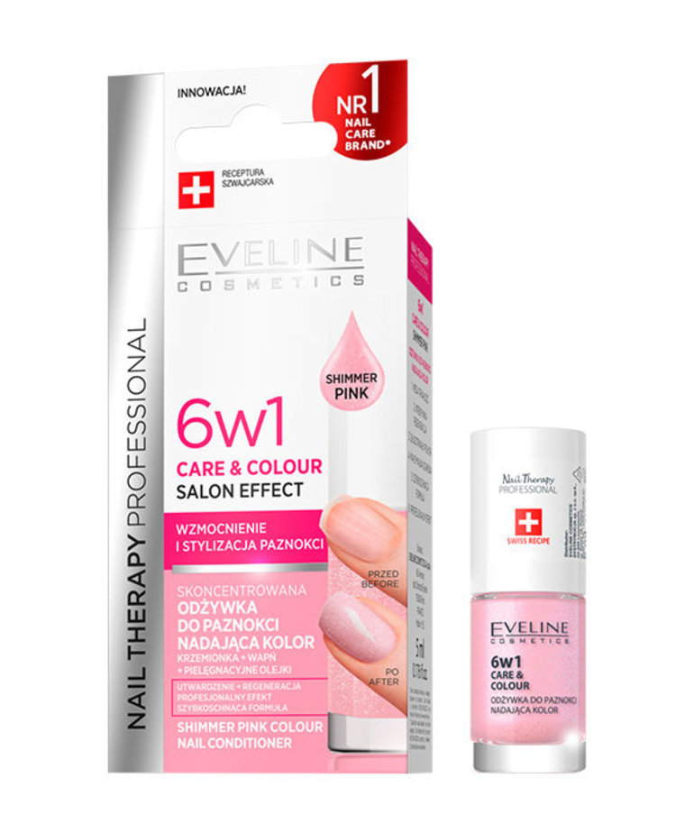 EVELINE 6in1 Concentrated Nail Conditioner For Pink Color