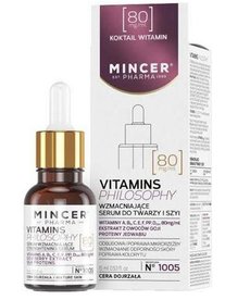 MINCER Vitamins Philosophy N°1005 Wzmacniające Serum Do Twarzy I Szyi 15 ml
