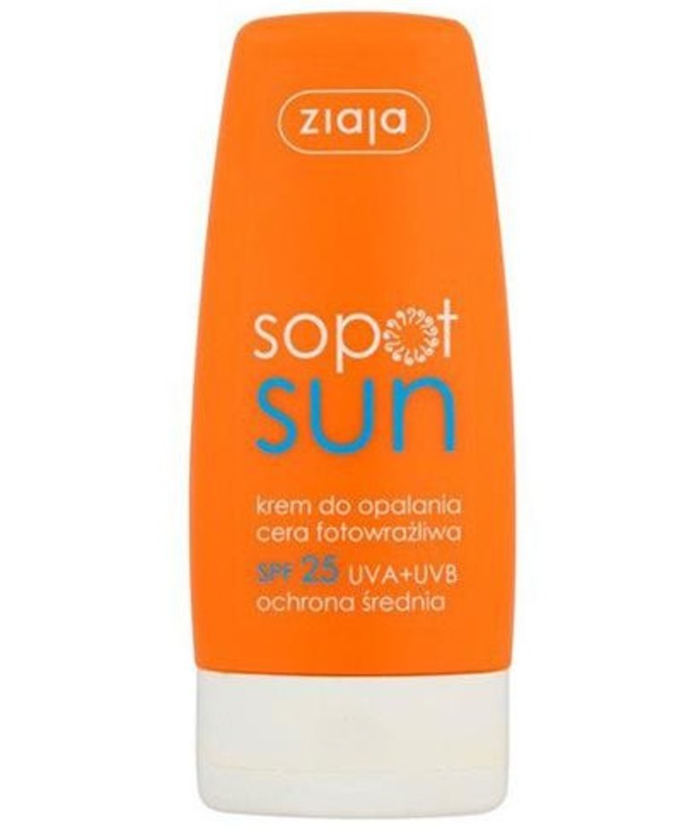 ZIAJA Sopot Sun SPF 25 Sun Cream, Photosensitive Skin 60ml