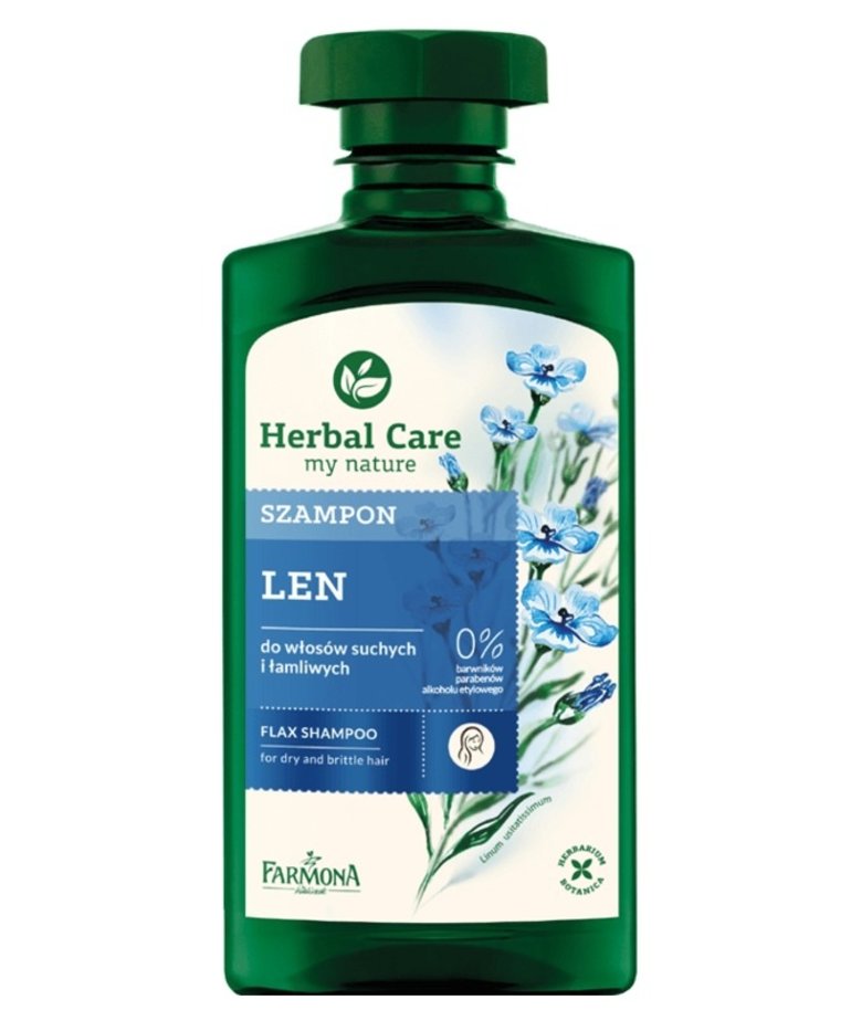FARMONA FARMONA Herbal Care Shampoo With Linen Dry And Brittle Hair 330ml