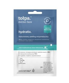 TOLPA Hydrativ Hyaluronic Enzymatic Peeling Face Neck Neckline 2x6 ml