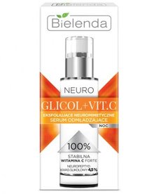 BIELENDA Neuro Glicol + Vit. C Exfoliating Rejuvenating Night Serum 30ml