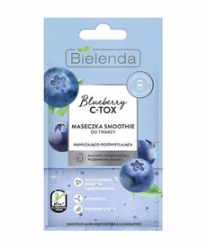 BIELENDA Blueberry C-TOX Maseczka Smoothie Nawilżająco-Rozświetlająca 8g