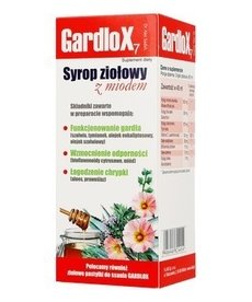 S-LAB GardloX Syrop Ziołowy Z Miodem 120 ml
