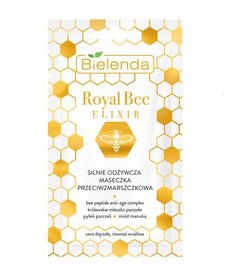 BIELENDA Royal Bee Elixir Silnie Odżywcza Maseczka Przeciwzmarszczkowa 8g