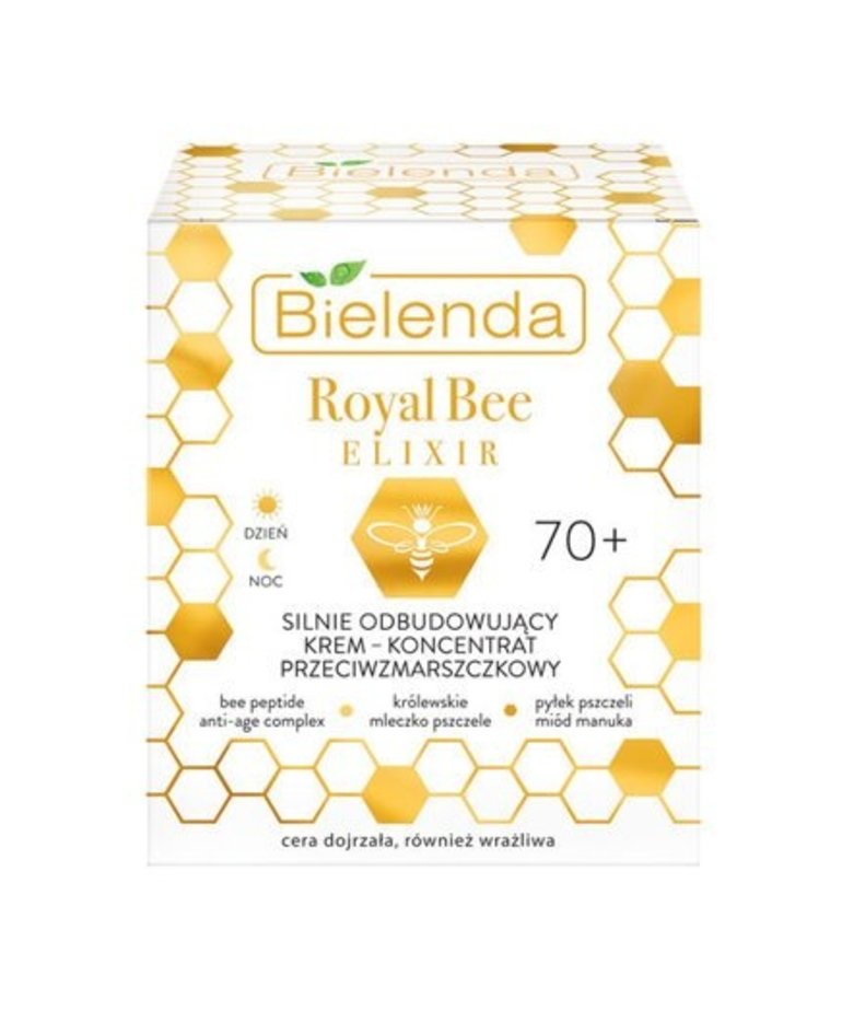 BIELENDA BIELENDA Royal Bee Elixir 70+Silnie Odbudowujący Krem  Koncentrat 50ml