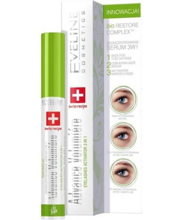 EVELINE Skoncentrowane Serum 3W1 Do Rzęs 10ml