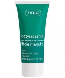 ZIAJA Oczyszczenie Liscie Manuka Krem Mikrozłuszczający Na Noc 50ml