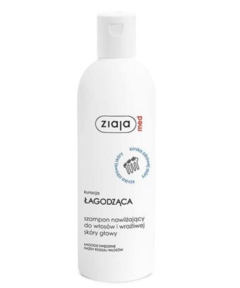 ZIAJA ZIAJA Kuracja Łagodząca Szampon Nawilżający Do Włosów 300ml