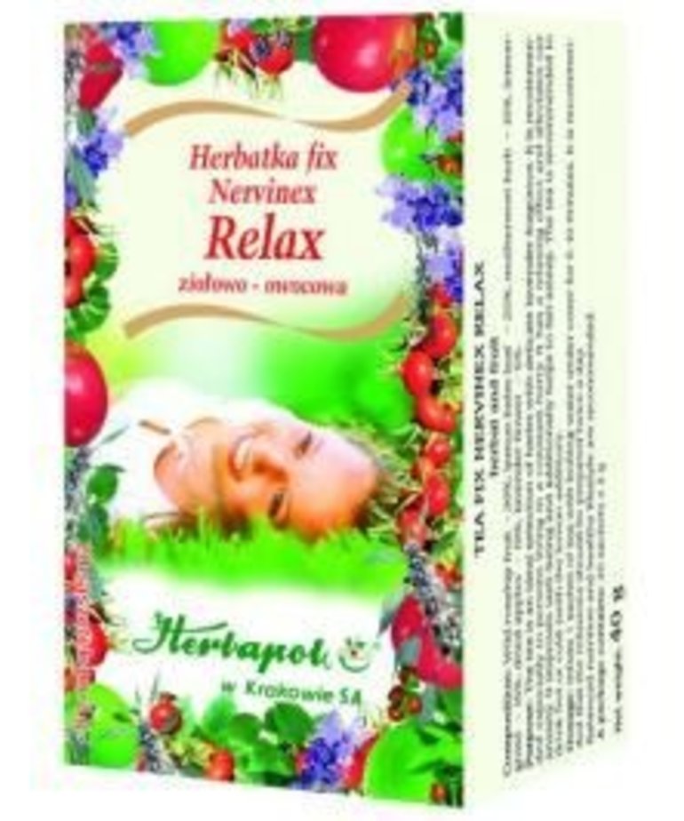 HERBAPOL Herbatka Fix Nervinex Relax 20 sasz