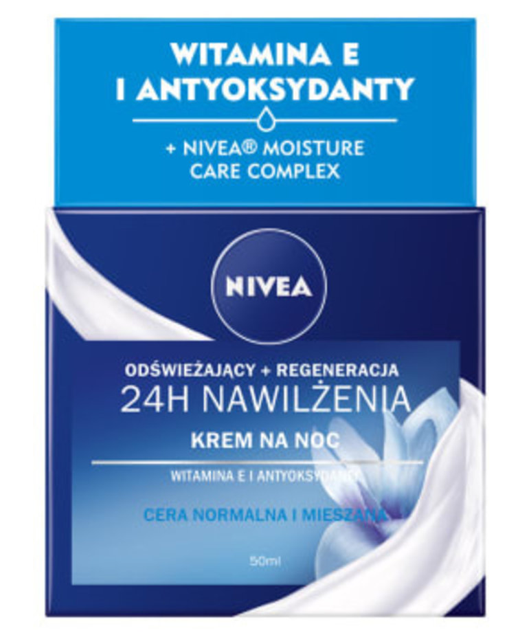 NIVEA Moisturizing Night Cream Normal And Combination Skin 50ml