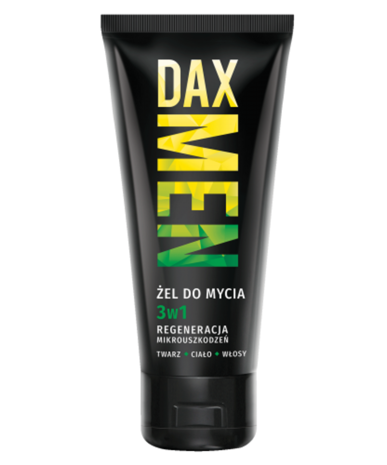 DAX COSMETICS Dax Men Żel Do Mycia 3w1 Regeneracja Mikrouszkodzeń 180ml
