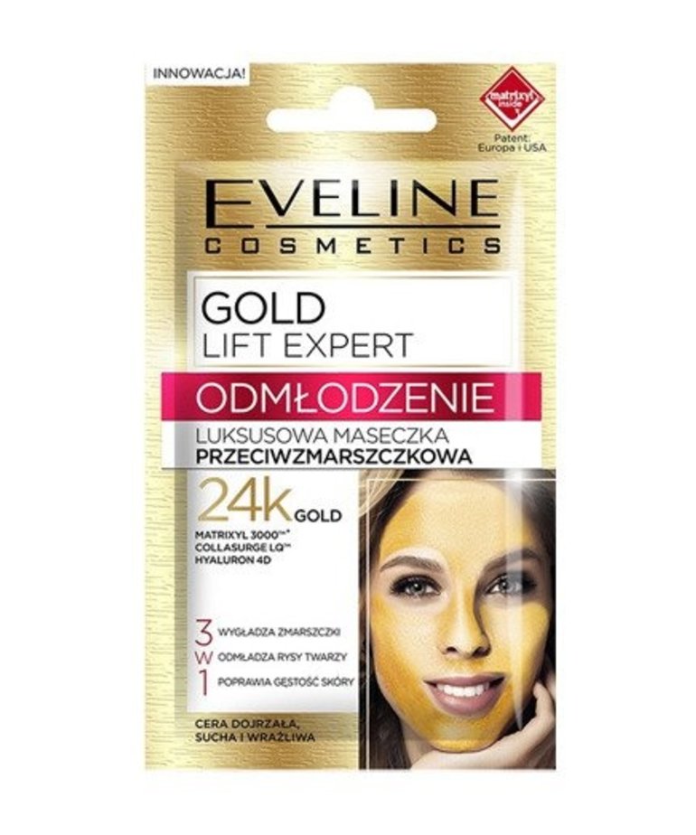 EVELINE Gold Lift Expert Luxurious Anti-wrinkle Mask 7ml