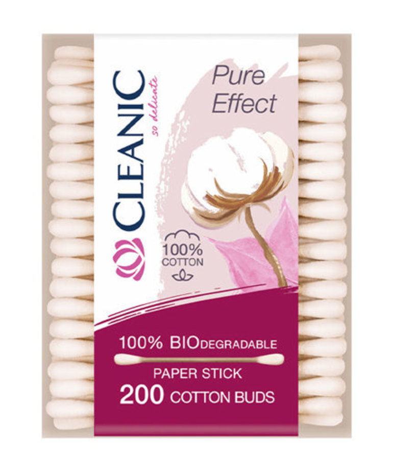 CLEANIC Silk Effect Hygienic Sticks 200 pieces