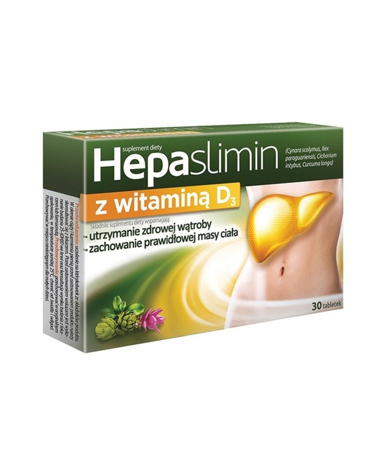 AFLOFARM Hepaslimin With Vitamin D3 30 tablets
