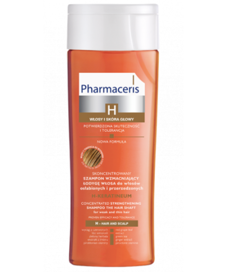 PHARMACERIS H Keratineum Shampoo Strengthening Weakened Hair 250ml