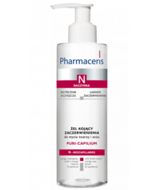 PHARMACERIS N Capillaries Gel Soothing Redness Cleansing Face And Eyes 190ml