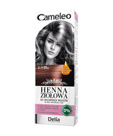 DELIA Cameleo Henna Ziołowa do Koloryzacji Włosów 4.0 Brąz  75g